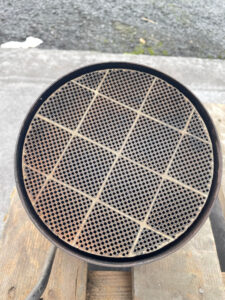 Filtre à particules après nettoyage